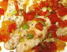 Baked Red Snapper With Citrus -Tomato