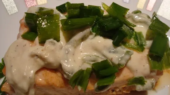 Baked Salmon With Lime, Jalapeno Chive
