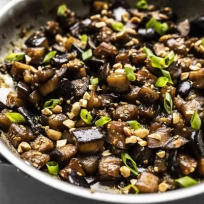 Baked Shiitake Tomato Eggplant Casserole