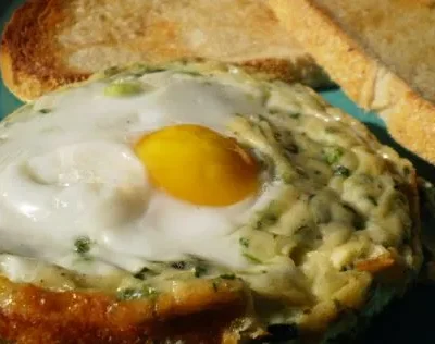 Baked Spinach And Eggs