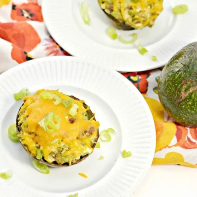 Baked Stuffed Avocado