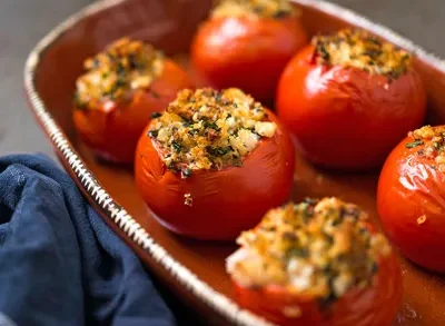 Baked Stuffed Tomatoes