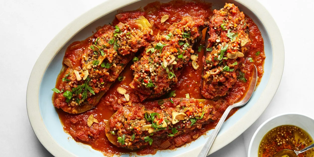 Baked Zucchini Eggplant Aubergine And