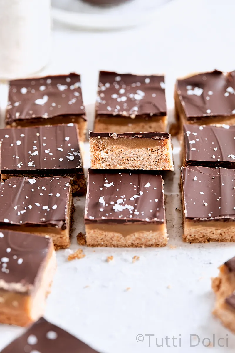 Bakers Chocolate Caramel Bars