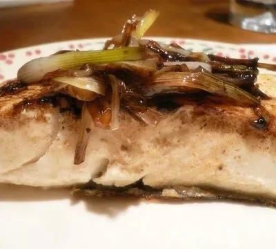 Balsamic Glazed Halibut