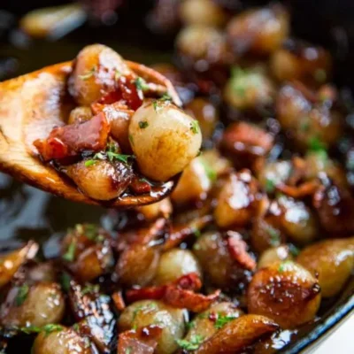 Balsamic Glazed Pearl Onions