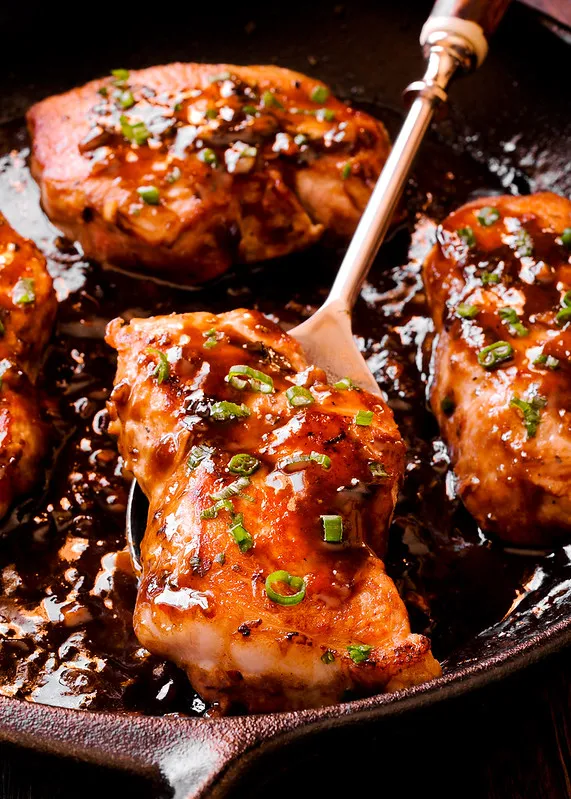 Balsamic Glazed Pork Chops