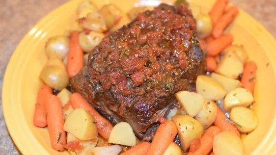 Balsamic Pot Roast Crock Pot