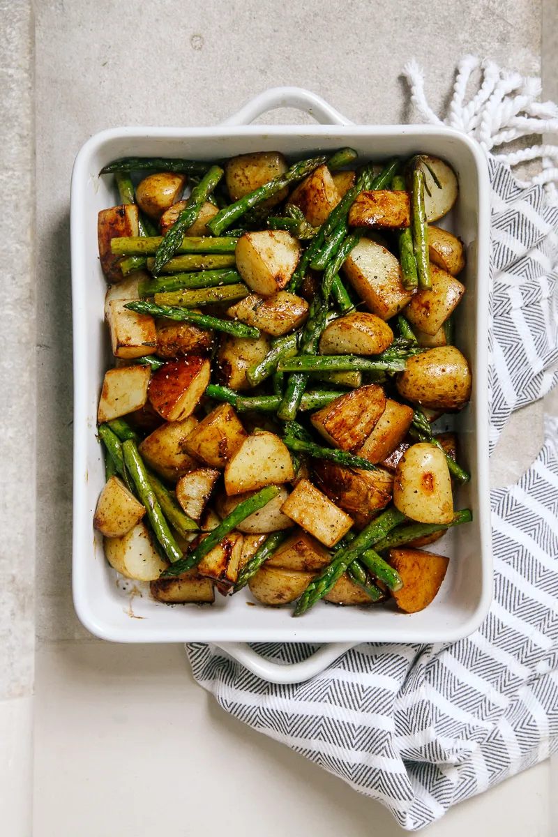 Balsamic Roasted Baby Potatoes
