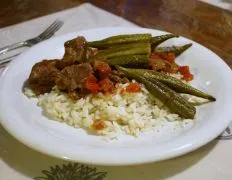 Bamya Lamb Or Beef And Okra Stew