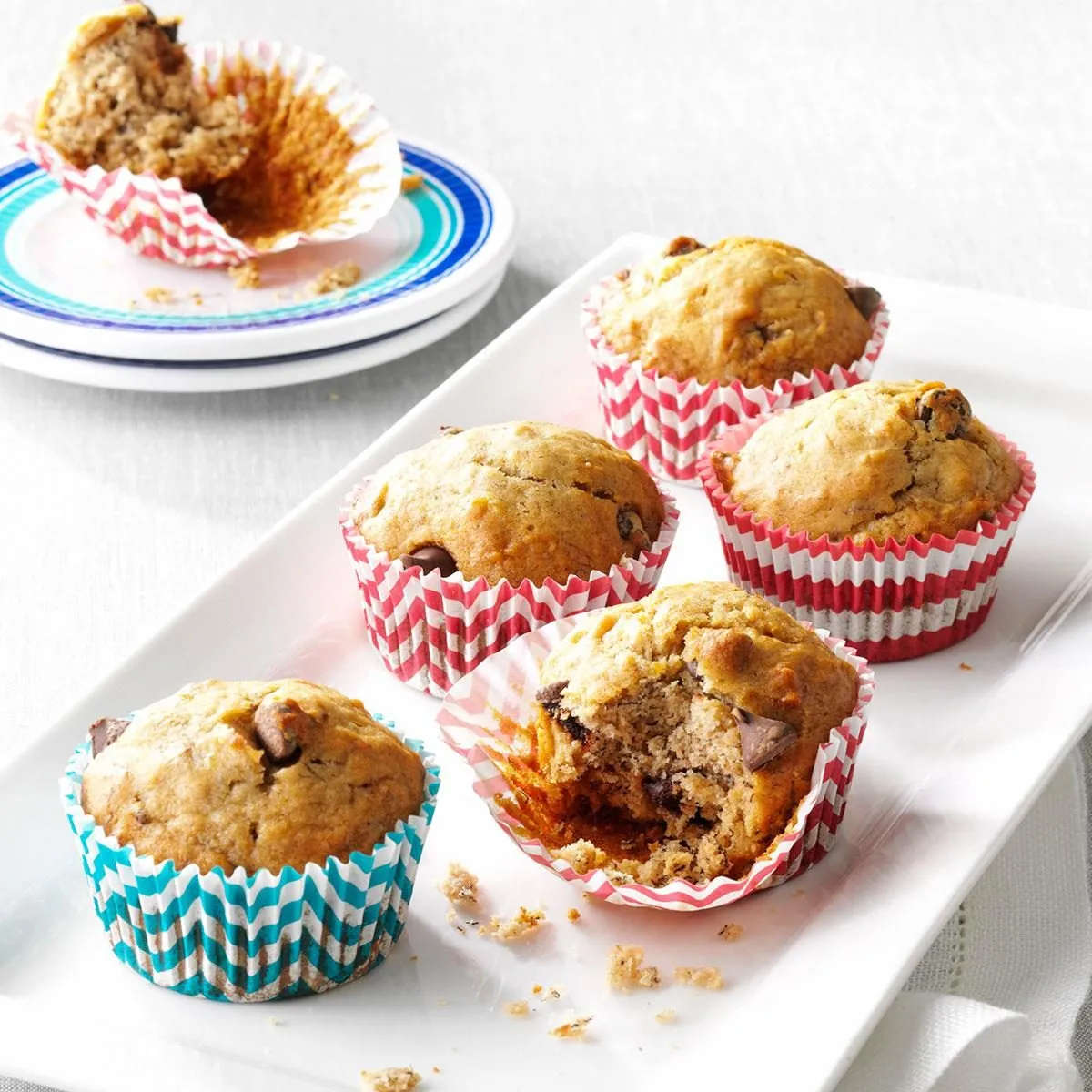 Banana And Chocolate Chip Muffins