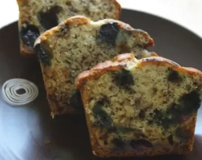 Banana Blueberry Mini Loaves