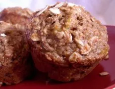 Banana Bran Oat Muffins