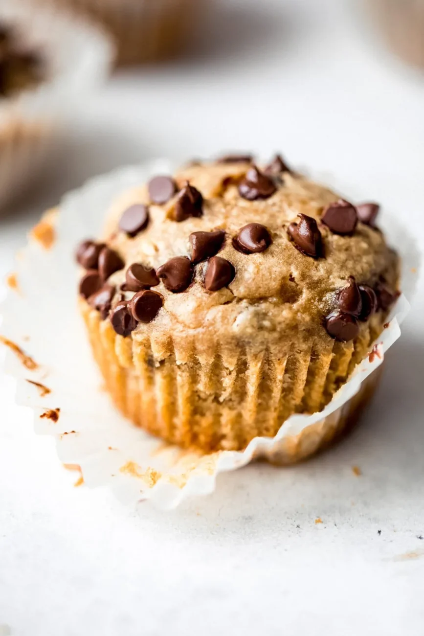 Banana Carob Chocolate Muffins