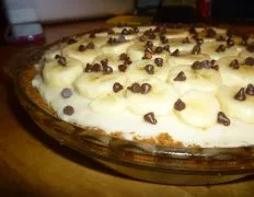 Banana Cream Pie With Chocolate Lining