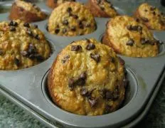 Banana Oatmeal Chocolate Muffins