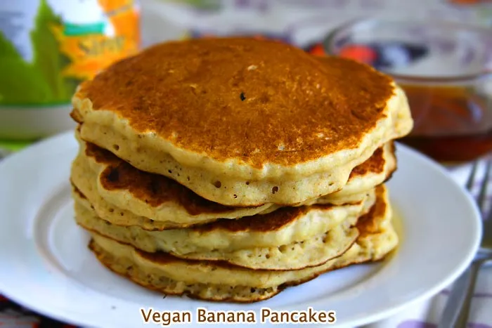 Banana Pancakes Eggless