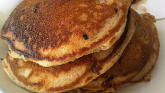 Banana Pecan Whole Wheat Pancakes
