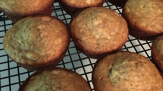 Banana Raisin Bran Muffins