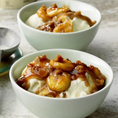 Bananas Foster Sundaes