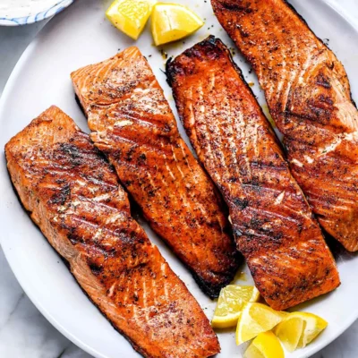 Barbecued Salmon