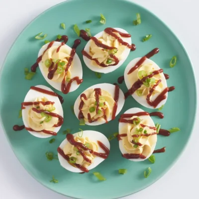 Barbeque Deviled Eggs