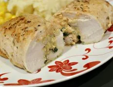 Basil & Feta Stuffed Chicken Breast