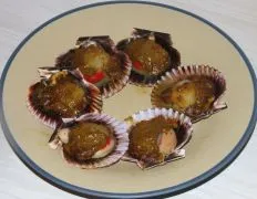 Bbq Curried Scallops In Shell