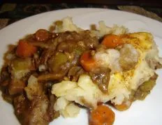 Beef And Mashed Potato Casserole