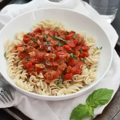 Beef And Mushroom Ragu With Spaghetti Squash