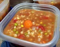 Beef Barley Veggy Soup - Crock Pot