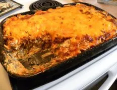 Beef Cheese Casserole