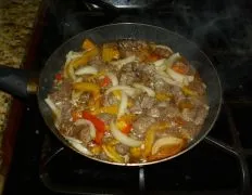 Beef Chuck Steak W/Onions &Amp; Peppers