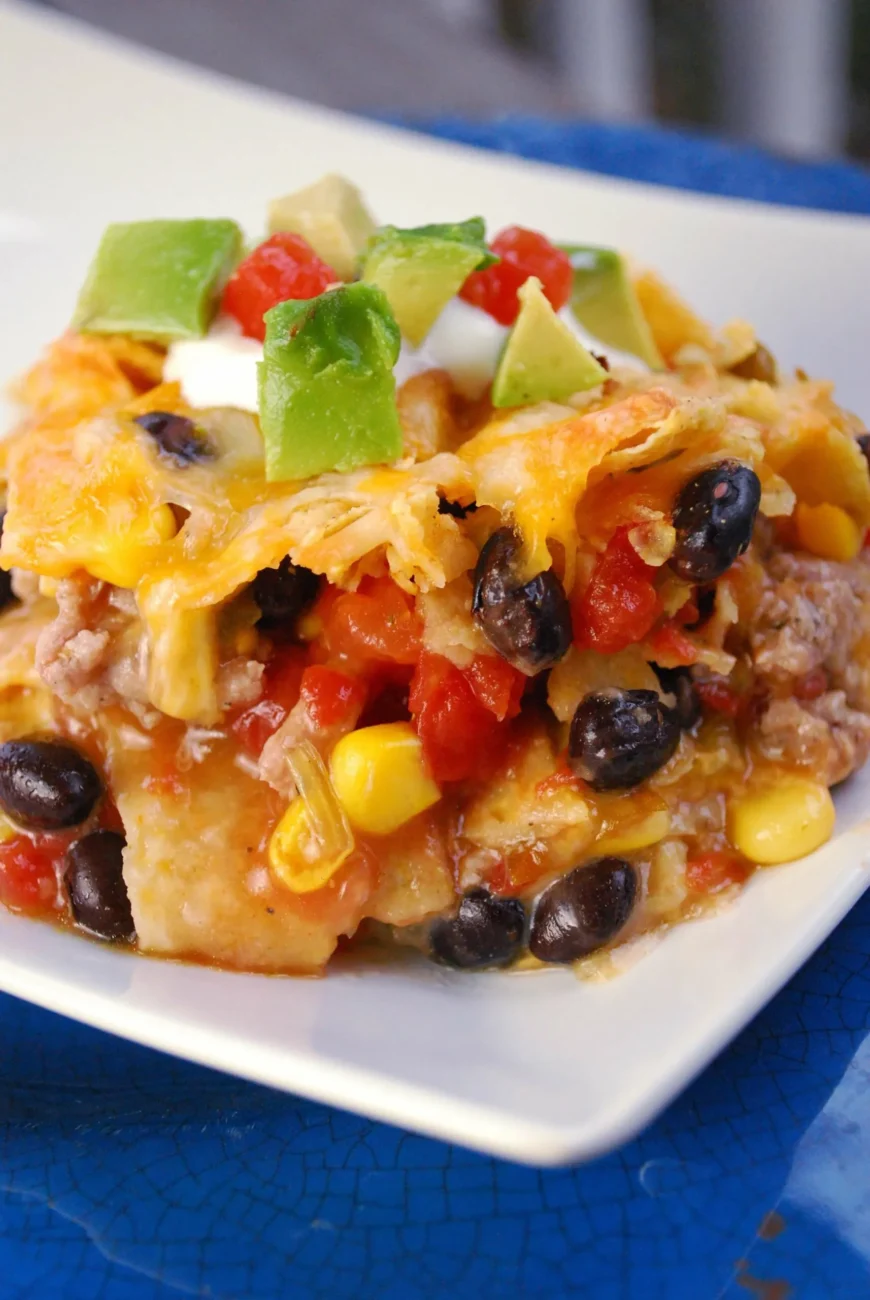 Beef Nacho Casserole