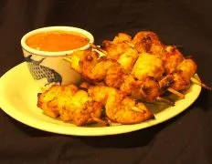Beef Or Chicken Satay With Peanut Sauce