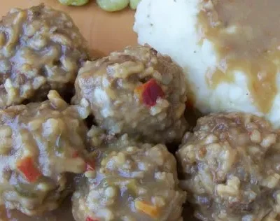 Beef Porcupine Balls