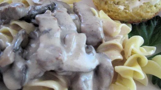 Beef Stroganoff