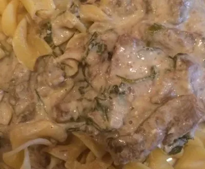 Beef Stroganoff - Crock Pot