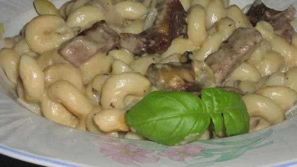 Beef Tip With Mushroom Noodle