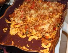 Beefy Macaroni Casserole Chow Style