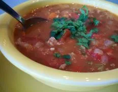 Beefy Refried Bean Soup