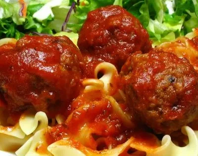 Beer-Braised Meatballs