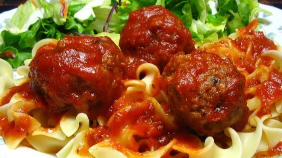 Beer-Braised Meatballs