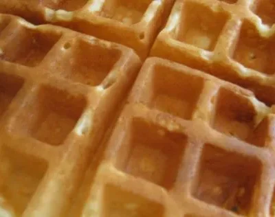 Belgian-Style Yeast Waffles From Kaf