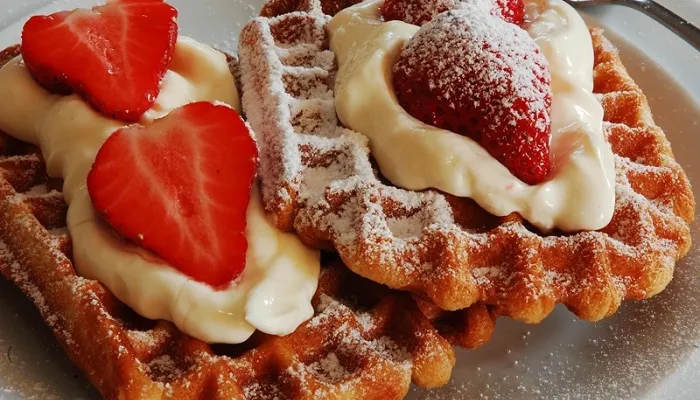 Belgian Waffles Texas Style