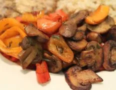 Bell Pepper And Mushroom Saute