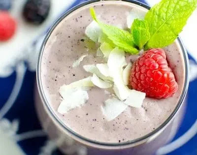 Berry Blast Protein Shake Fruit Smoothie