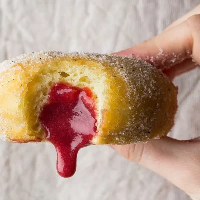 Berry Filled Doughnuts