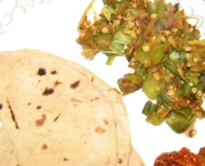 Bhindi Bhaji Fried Stuffed Okra