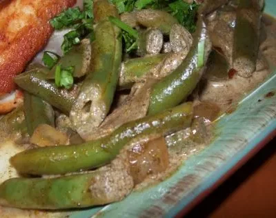 Bihari French Cut Green Bean Masala